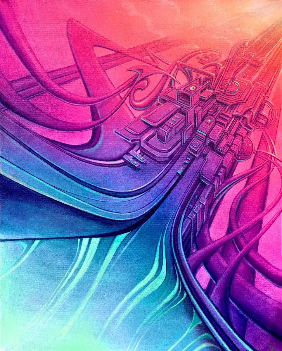 “Forward Autonomous Motion”
24x30”
Acrylic, Aerosol, Oil on Canvas
OG available dm me✨