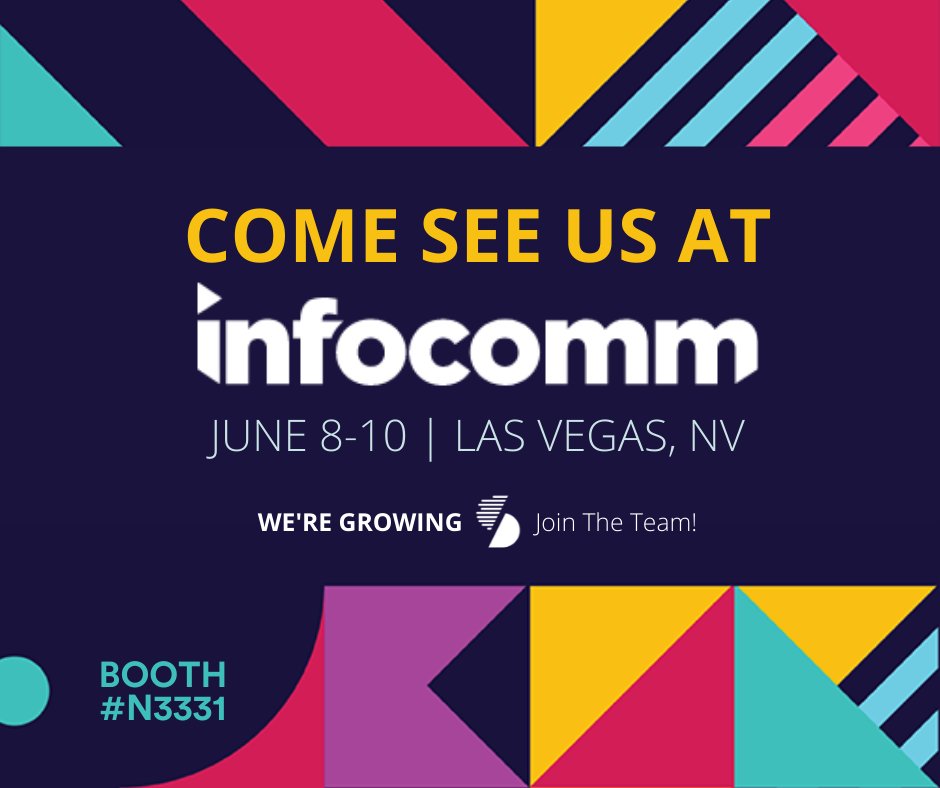 Solotech_Inc's tweet photo. Come see us at @InfoComm in Las Vegas, learn about Solotech and even join the team (yes, we are hiring!).
#Solotech #SimplySpectacular #LifeAtSolotech #InfoComm2022 https://t.co/gsFgGB4klq