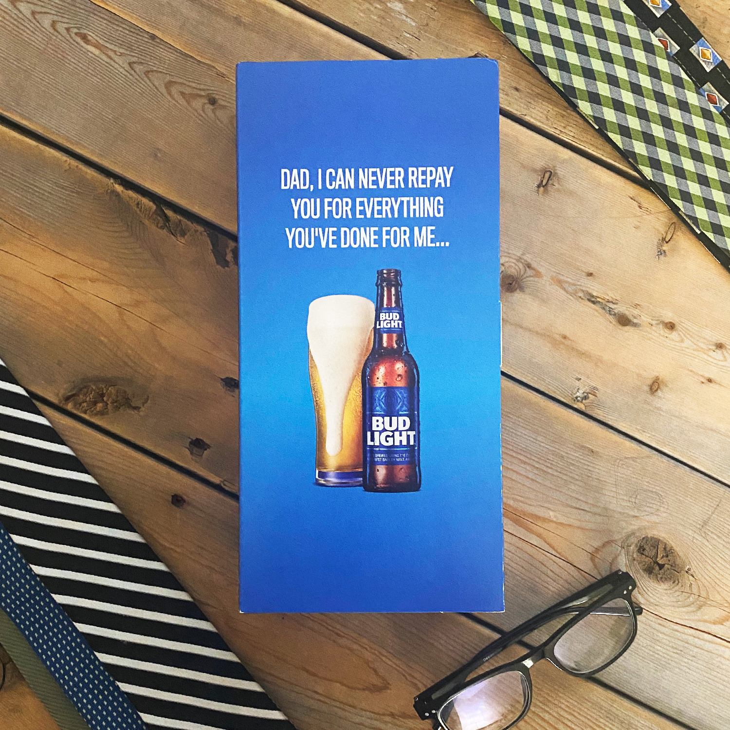 Bud Light® Happy Father's Day Drinkable Card® 2023 (Limited Edition