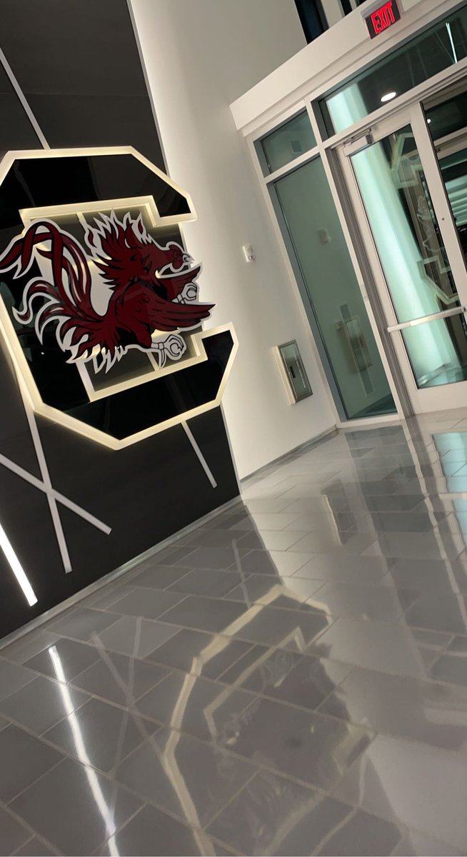 Thank you <a href="/Pete_Lembo/">Pete Lembo</a> and <a href="/stantonweber/">Coach Stanton Weber</a> for a great camp at University of South Carolina. Looking forward to another visit soon! #carolinagamecocks <a href="/BC_Football1902/">BC Football</a>