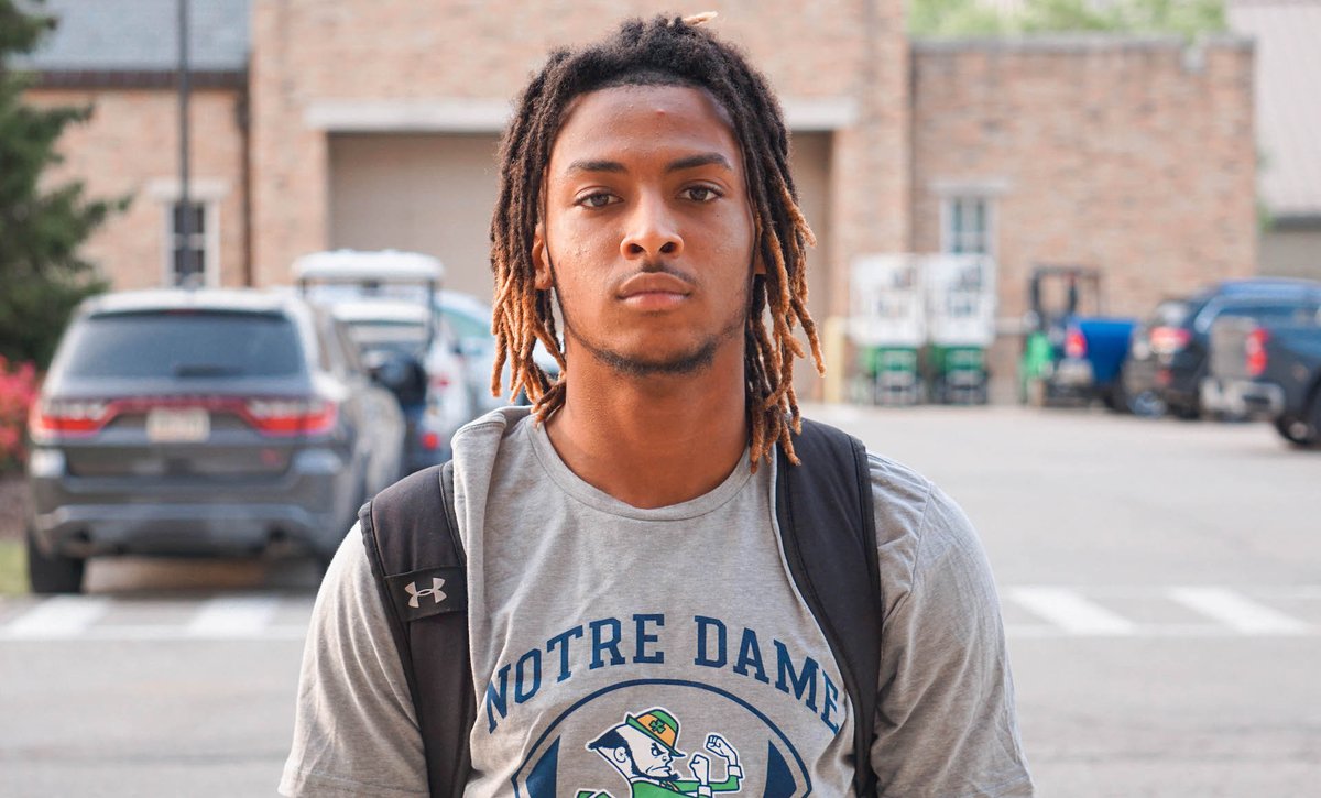 With the #IrishInvasion in the books, wanted to show some love to someone that caught my eye. He was previously not on my radar. Class of 2023 DB Trent Brown Made a bunch of plays against some really good competition. @247Sports Profile 247sports.com/Player/Trent-B… @trent_brown23