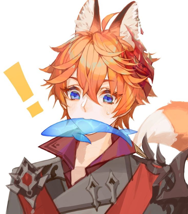 hydrotart's tweet photo. ⠀
      ⠀⠀⠀⠀Ready to fight? Hey...!
    ⠀⠀⠀⠀Don't touch my tail! ᗢ ₊ ੭
⠀⠀⠀  Fox!Childe ⸝⸝ ੭ 11th Harbinger.
⠀ https://t.co/jzxOvizN14