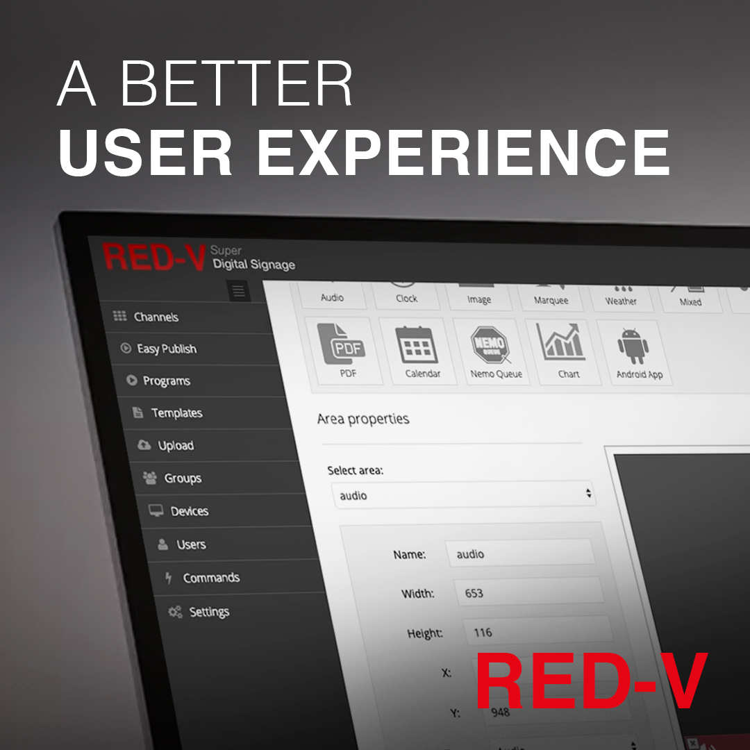 redvsds's tweet photo. Access a flexible high definition communication to use the #DigitalSignage and so single video and/or video walls to share customized content about (logos, colors, layouts) that can be updated in real time, for a better #UserExperience.

https://t.co/tS3STCPW25 https://t.co/UXxJJiE5Ux