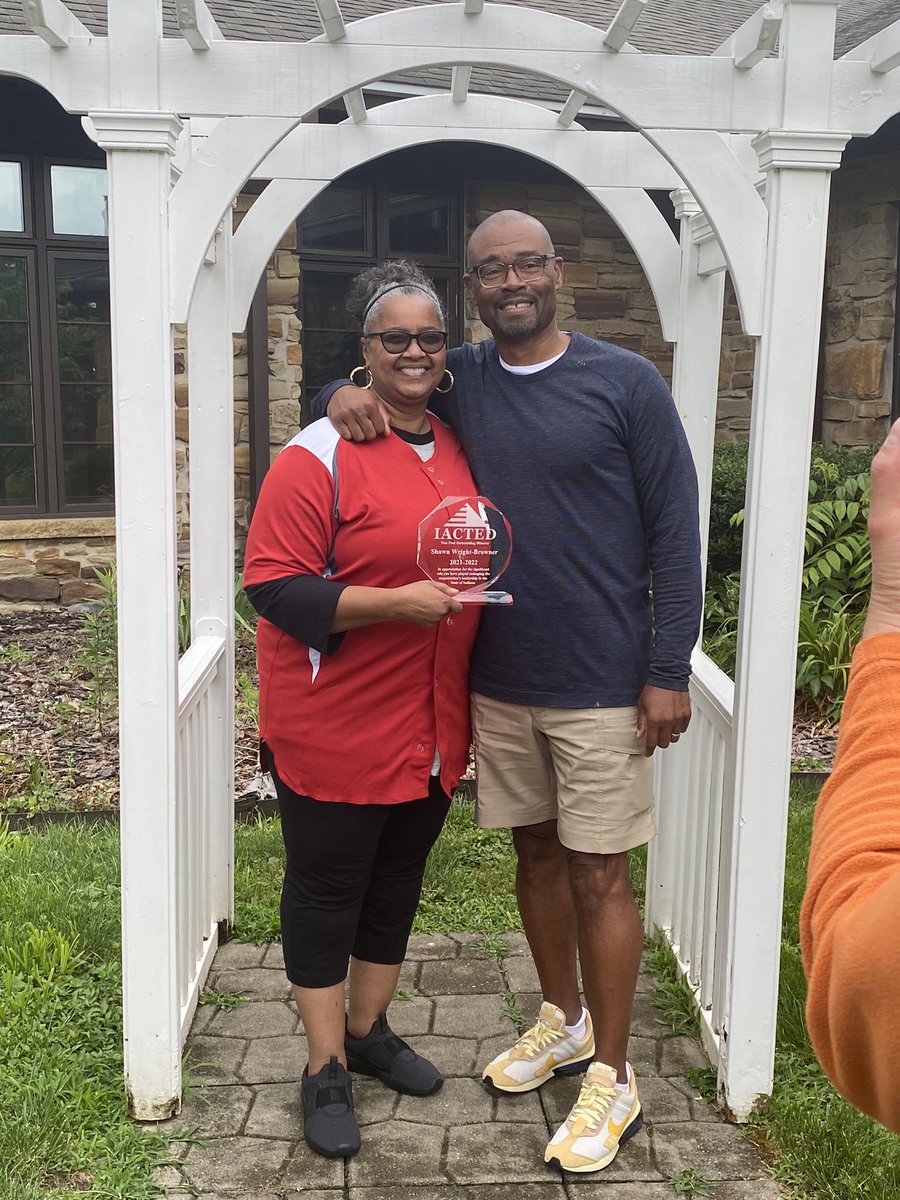 JELCC's tweet photo. Congratulations Shawn Wright-Browner for earning the IACTED Outstanding Director award! Thank you for your leadership  #CareerTechnicalEducation #CTE @Director_JELCC @msdwt https://t.co/iMgUDodb5h