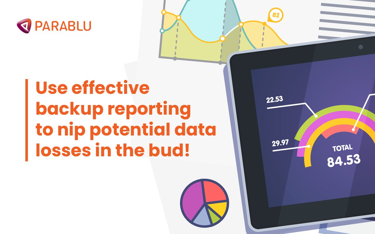 ParabluInc's tweet photo. Learn how #BluVault #DataBackup reporting can help enterprises avert #dataloss - https://t.co/zKa4ix8WPc 

#backupreporting #datasecurity https://t.co/7c7bq5nwtX
