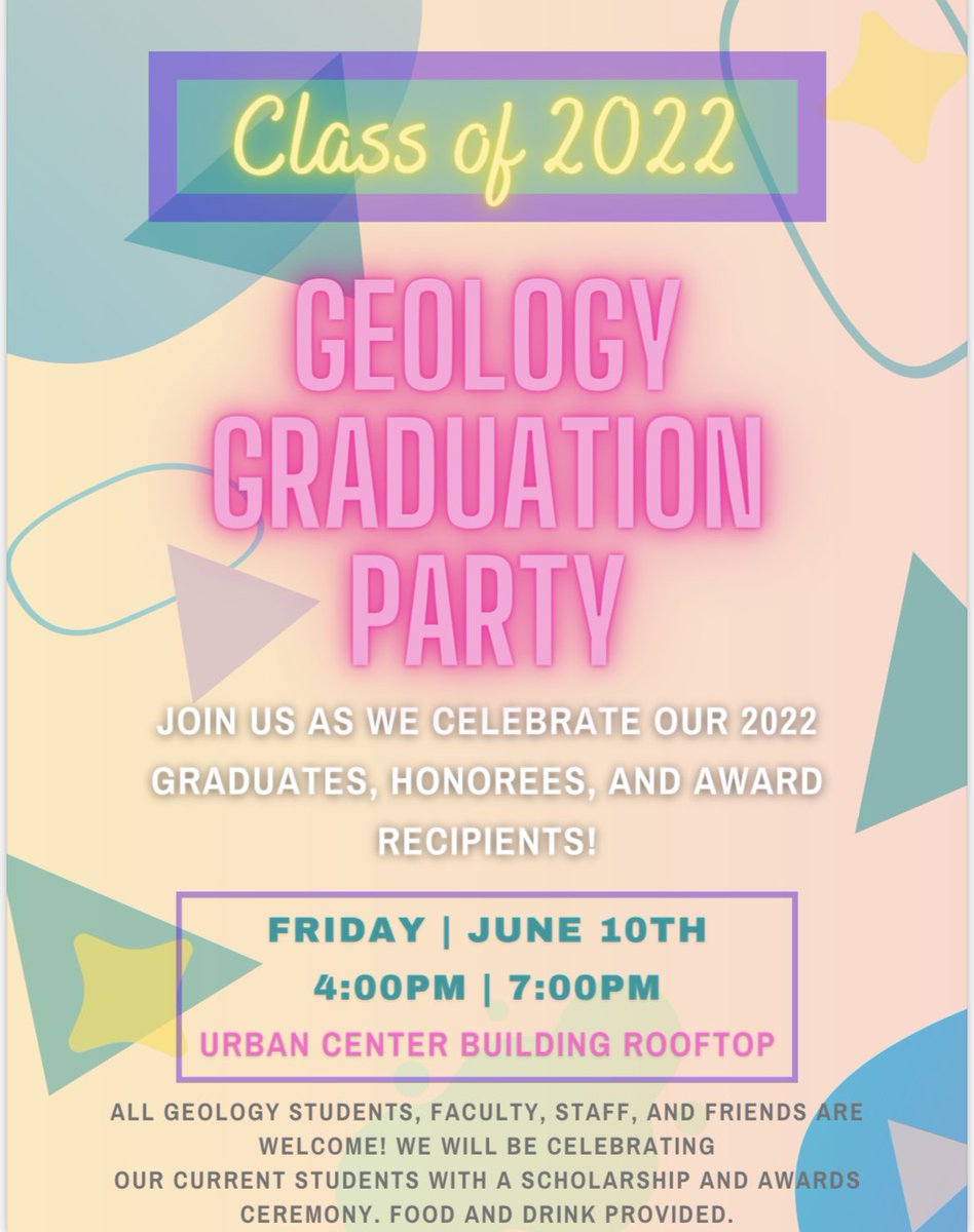 🤩🥳 

#gradparty #graduation #graduate #party #geology #earthscience #science #classof2022
