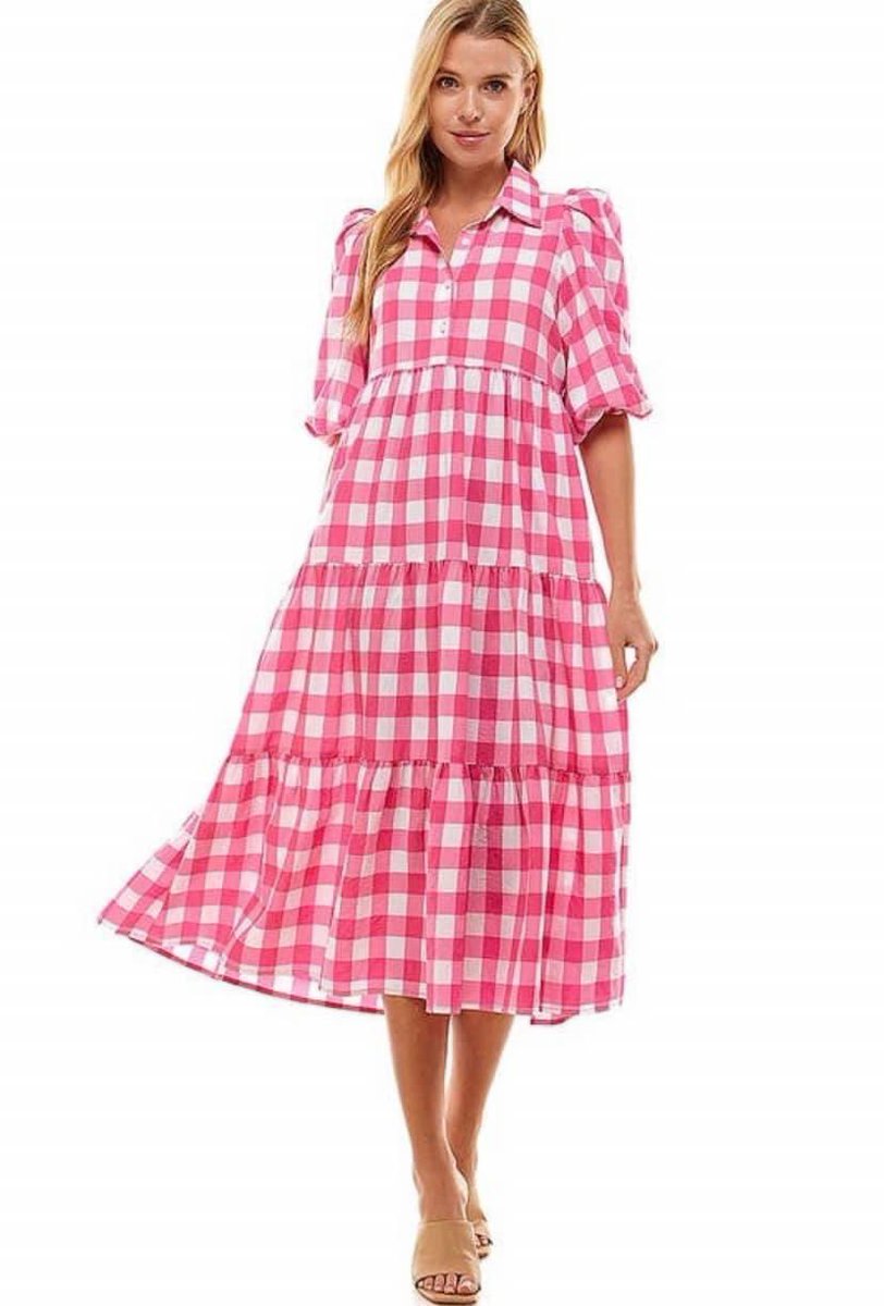 ShopZaZas's tweet photo. IT’S HERE! 
The Tara Tiered Button Up Dress 
A summer must have for only $78
Sizes Small, Medium &amp; Large 

Also online https://t.co/NHQaEsthNO https://t.co/UdMQqKwk1h