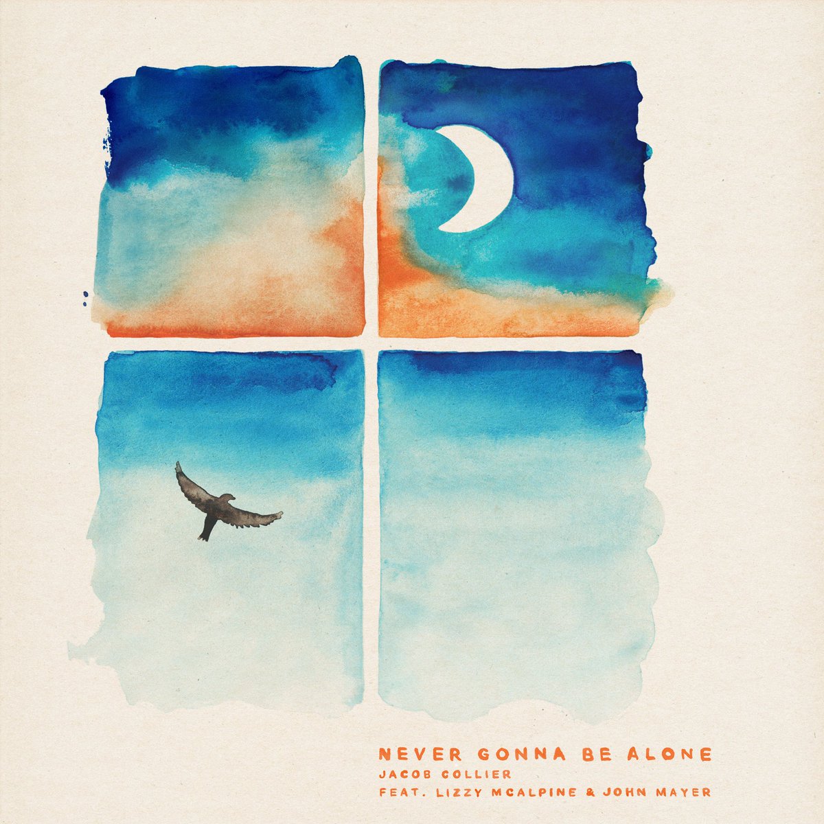 jacobcollier's tweet photo. “Never Gonna Be Alone” feat. @LizzyMcAlpine and @JohnMayer - out on Friday!!!! https://t.co/wAmTg6TJGC