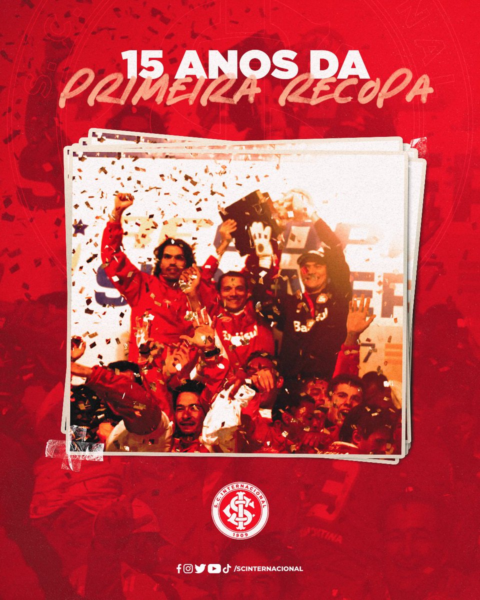 SCInternacional's tweet image. Há exatos 15 anos, o Inter vencia a Recopa Sul-Americana e conquistava a Tríplice Coroa. Em um Beira-Rio pulsante, o Colorado goleou o Pachuca por 4 a 0 e ergueu a taça inédita. Os mais de 51 mil torcedores presentes no Gigante vivenciaram uma noite única e especial. 🏆 🇦🇹