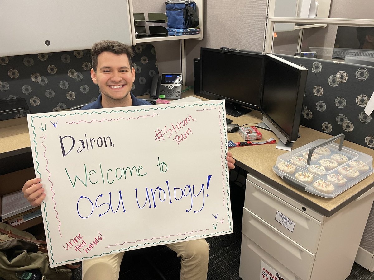 Ohio State Wexner Medical Center Urology Dept. (@osu_urology) on Twitter photo A big #Buckeye welcome to our new Clinical Research Coordinator Dairon Denis-Diaz! We are excited for you to join the research team! #OSUWexMed #StreamTeam <a href="/OSUWexMed/">The Ohio State University Wexner Medical Center</a> <a href="/DaironDenis/">Dairon</a> <a href="/TashaPosidPhD/">Tasha Posid, PhD</a> <a href="/aliza_khuhro/">aliza</a> <a href="/ctleeuro/">Cheryl Lee</a> A big #Buckeye welcome to our new Clinical Research Coordinator Dairon Denis-Diaz! We are excited for you to join the research team! #OSUWexMed #StreamTeam <a href="/OSUWexMed/">The Ohio State University Wexner Medical Center</a> <a href="/DaironDenis/">Dairon</a> <a href="/TashaPosidPhD/">Tasha Posid, PhD</a> <a href="/aliza_khuhro/">aliza</a> <a href="/ctleeuro/">Cheryl Lee</a>