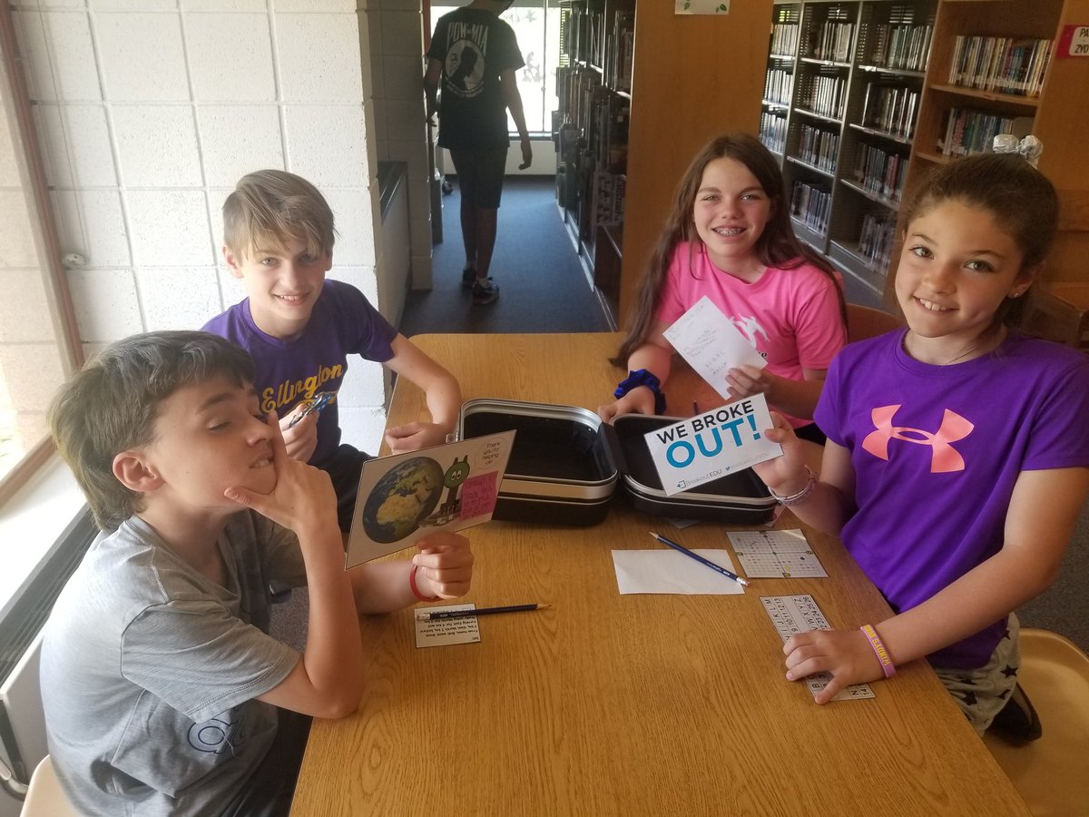 bpalaseklms's tweet photo. Last @breakoutEDU of the year! Mrs. Gentilcore's class did an awesome job 🔓😀 @WindyWhales https://t.co/KMXk2HQRC6