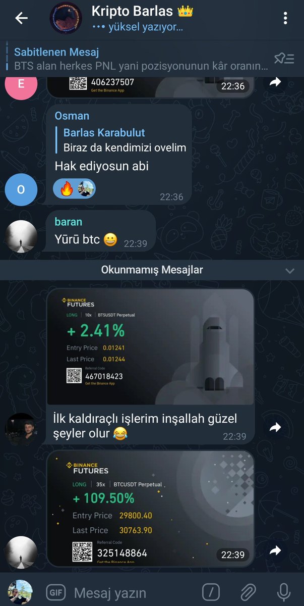 barlocrt's tweet photo. #BTC #Bitcoin 

Biz herkese kazandırıyoruz! 💪

Şeffaf ve oldukça güvenilir bir şekilde!
Sabah herkese açık gruptan paylaştığım BTS pozu ile 850 kişi roketliyor!! 🔥🔥🚀🚀 https://t.co/HV6d4Pg7oi