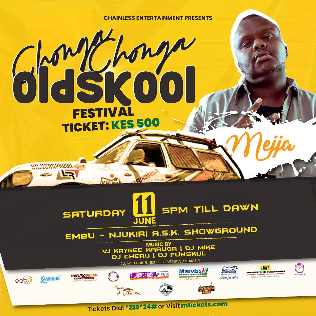ChongachongaF's tweet photo. Njukiri ask show ground Embu 11th ,we have @Mejja_Okwonkwo ,you can't afford to miss this.....
get your ticket by dialing *229*24# or visit @MticketsEvents_  

https://t.co/8uhFvhuEKt https://t.co/FfPRQjUzX4