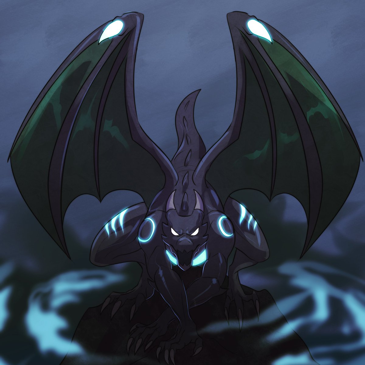 It’s not a fighting game without a dragon. Like to BEAT the dragon, retweet to BE the dragon! #dragon #indiegame #pokemon #dbs