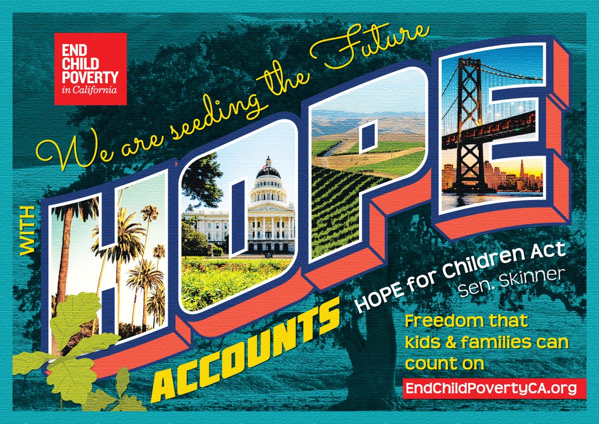 ACTION: 
@CAgovernor @GavinNewsom
There's no return to normal for 32,000+ children in CA orphaned by #COVID. 

🌟Ending child poverty is our state's ✨North Star✨ 🌟Let's include #HOPEAccounts in the #CABudget 

#EndChildPoverty #EndPoverty 
@EndChildPovCA