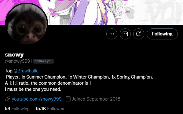 one could say he's the one you need