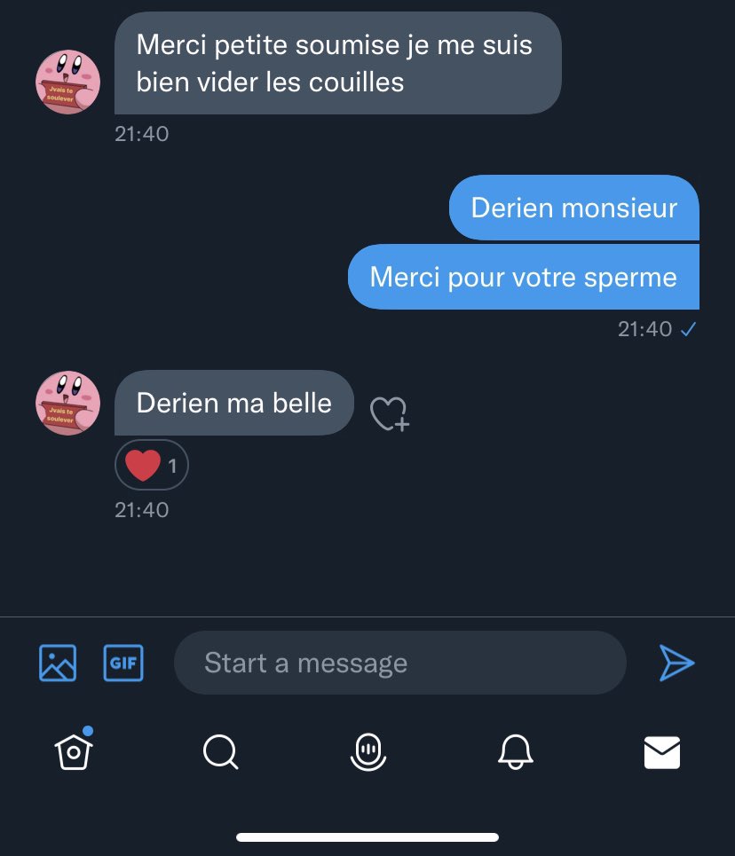 VideuseCouille's tweet photo. Merci à mon maître @MaitreM1304 pour m’avoir autorisé à vider les couilles de monsieur @MatteoCollin5 je lui ai bien vidé les couilles ❤️💦 https://t.co/evGKHIqb39
