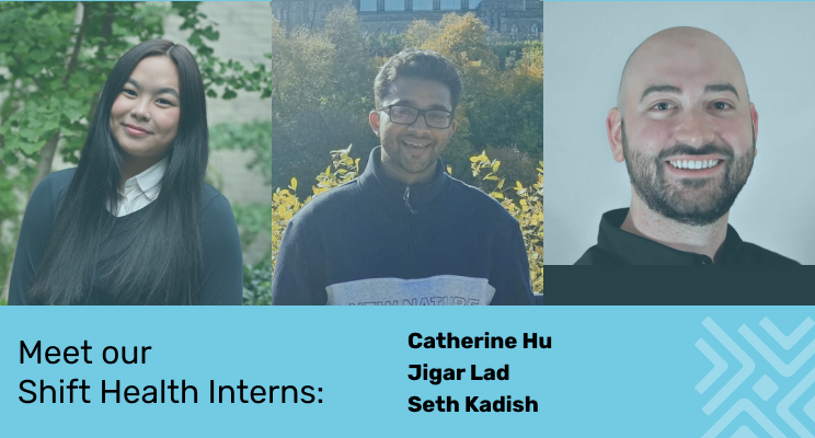 shifthealth's tweet photo. Shift Health is pleased to welcome our new #ShiftHealthInterns, Catherine Hu, Jigar Lad, and Seth Kadish to the team. They are all very excited to share what they are looking forward to most at #ShiftHealth. Let’s see what they have to say! https://t.co/TfyjJGvMM7