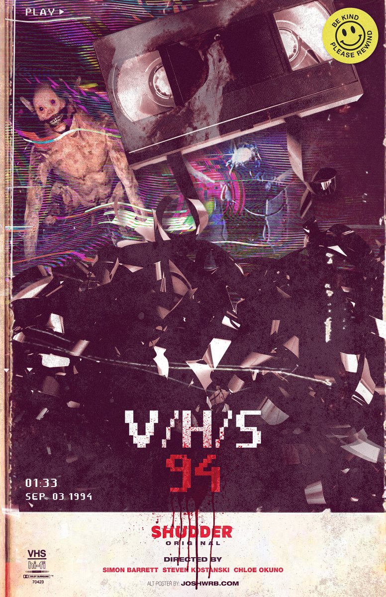 Here is my #AlternateMoviePoster for V/H/S 94 #Digitalart <3 Hope you're having a great 🌮 Tuesday. This poster makes me want tacos for some reason... Maybe I just want tacos.
