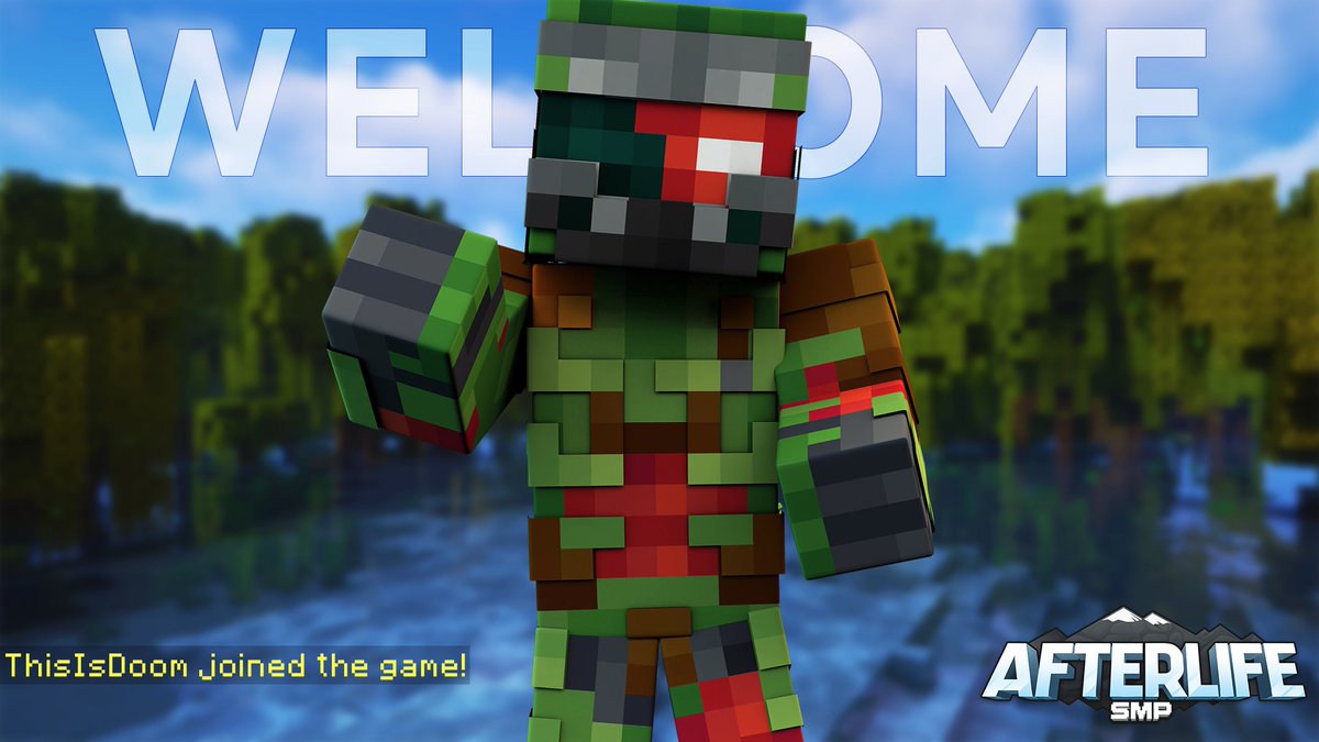 If you paid attention to our post yesterday, you may have noticed something was slightly off. Not the shaders being on, but that @ThisIsDoomGame was there! 

Please give a warm welcome to Doom who will be joining us for Season 5 and any shenanigans! 😍

thisisdoom.afterlifesmp.com