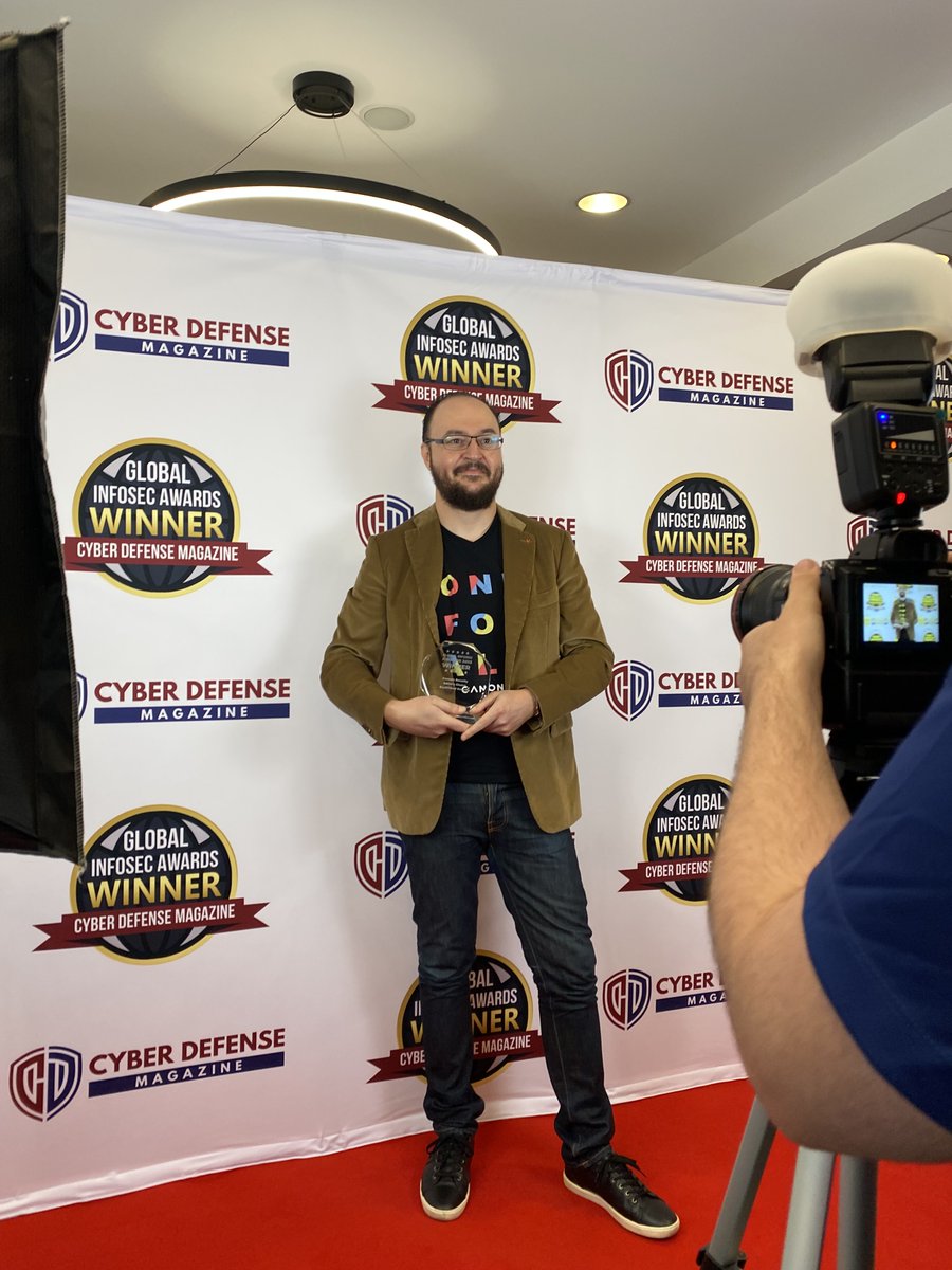 Canonic Security (@canonicsecurity) on Twitter photo Canonic is at RSA! CEO & Co-founder Boris Gorin accepted the <a href="/cyberdefensemag/">CyberDefenseMagazine</a> Global Infosec Award for Editor's Choice of SaaS/Cloud Security companies. We hope to see you at #RSAC2022! Canonic is at RSA! CEO & Co-founder Boris Gorin accepted the <a href="/cyberdefensemag/">CyberDefenseMagazine</a> Global Infosec Award for Editor's Choice of SaaS/Cloud Security companies. We hope to see you at #RSAC2022!