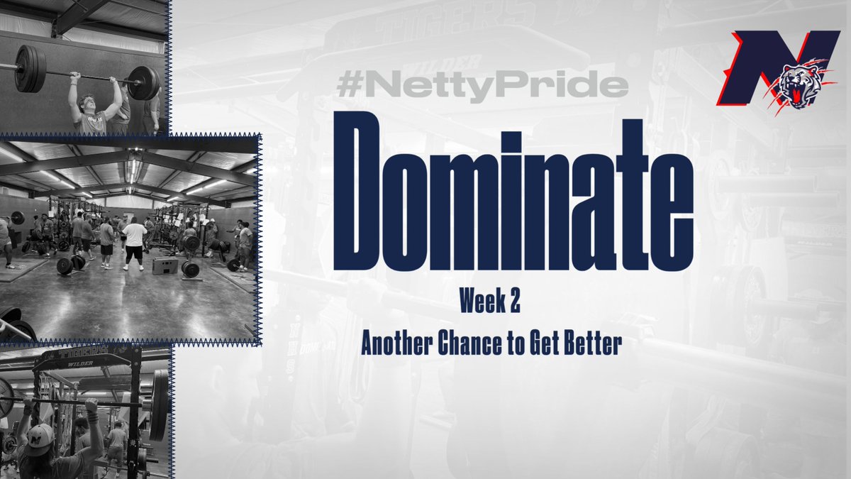 net_tigerFB's tweet photo. Dominate the day, the workout, the set, and the rep! Mindset 2022 #NettyPride https://t.co/X9nkSh3LWJ