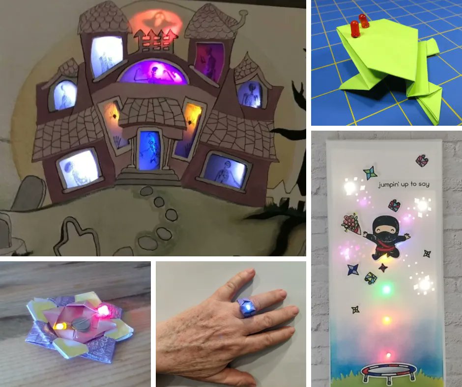 Maker Camp (@makercamp) on Twitter photo The project library is open! Today we're featuring paper circuits including light-up origami, wearable circuits, and amazing pressure-sensitive circuit cards by <a href="/chibitronics/">chibitronics</a>! Get access now for FREE. Go to buff.ly/3EIZf7m #MakerCamp #MakersGonnaMake #Circuits The project library is open! Today we're featuring paper circuits including light-up origami, wearable circuits, and amazing pressure-sensitive circuit cards by <a href="/chibitronics/">chibitronics</a>! Get access now for FREE. Go to buff.ly/3EIZf7m #MakerCamp #MakersGonnaMake #Circuits