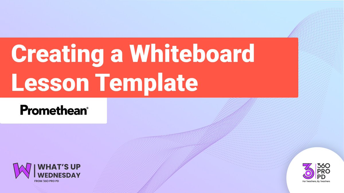 360propd's tweet photo. Do you know to create lessons or develop lesson templates within the Whiteboard app on your @Promethean ActivPanel? 

Learn more in our last #WhatsUpWednesday of the school year!

https://t.co/Tfbkify2g0

#TeacherPD #TeacherTips #ActivInspire https://t.co/Ux0Jr4ybtz