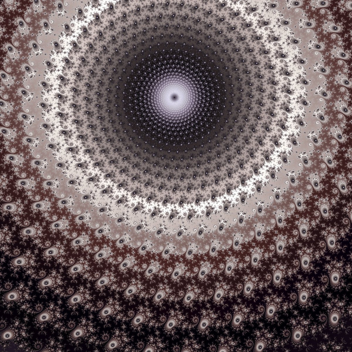 Dive deep - an infinite spiral from the boundless depths of the classic Mandelbrot Set fractal

Event Horizon
0.055Ξ 

opensea.io/collection/eve…
#fractal