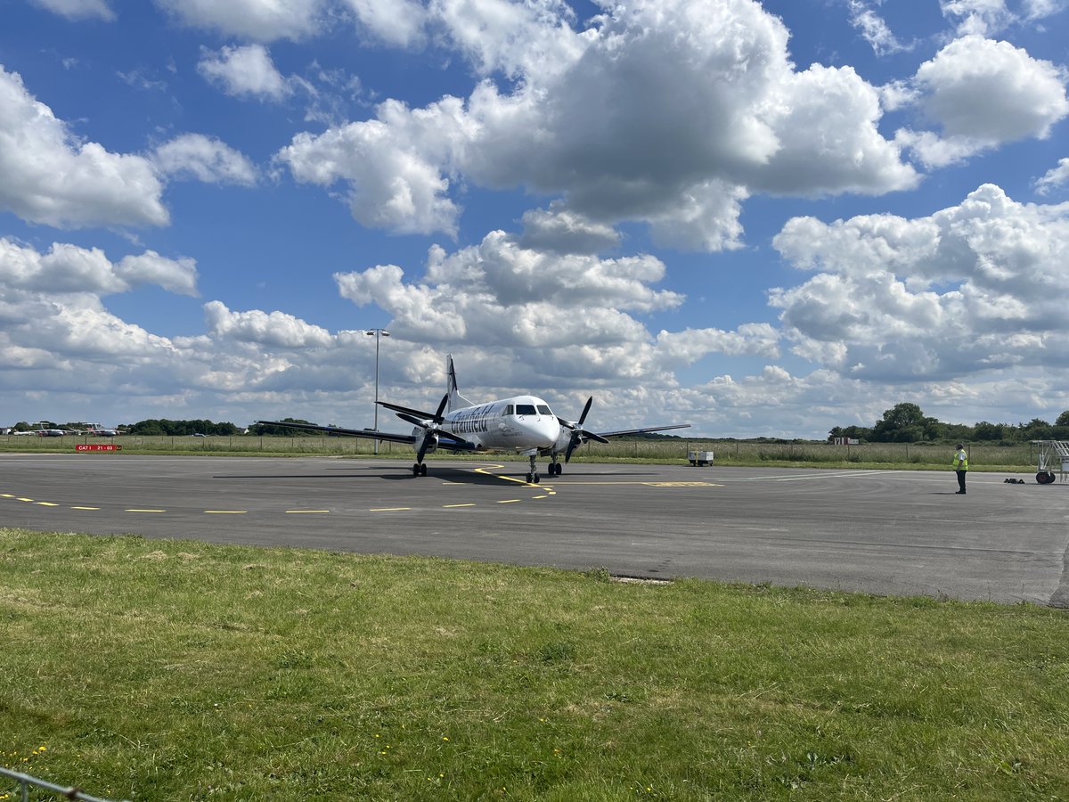 Great to host the DARTeC Management Board at <a href="/CranfieldUni/">Cranfield University</a> today and virtually. We also saw students depart from the Passenger Experience Laboratory aboard the National Flying Laboratory Centre's amazing SAAB 340B+ aircraft - an important research asset for #DigitalAviation