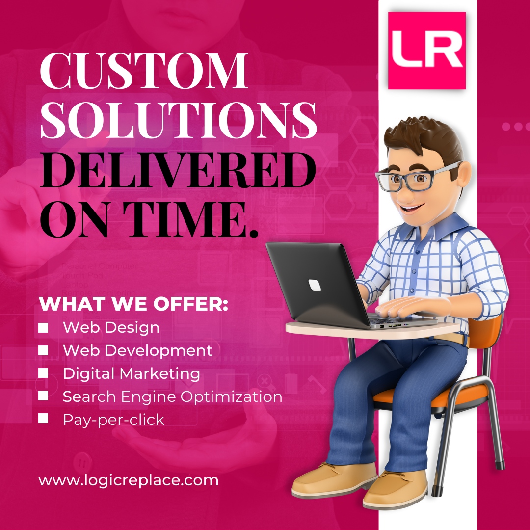 logicreplace's tweet image. We customize web solutions for your specific needs, so you can get exactly what you need. We&apos;ve got the experience and expertise - plus the technology - to make it happen. Check out our services here logicreplace.com/what-we-do/ 

#website #websitedesign #justforyou #tailored