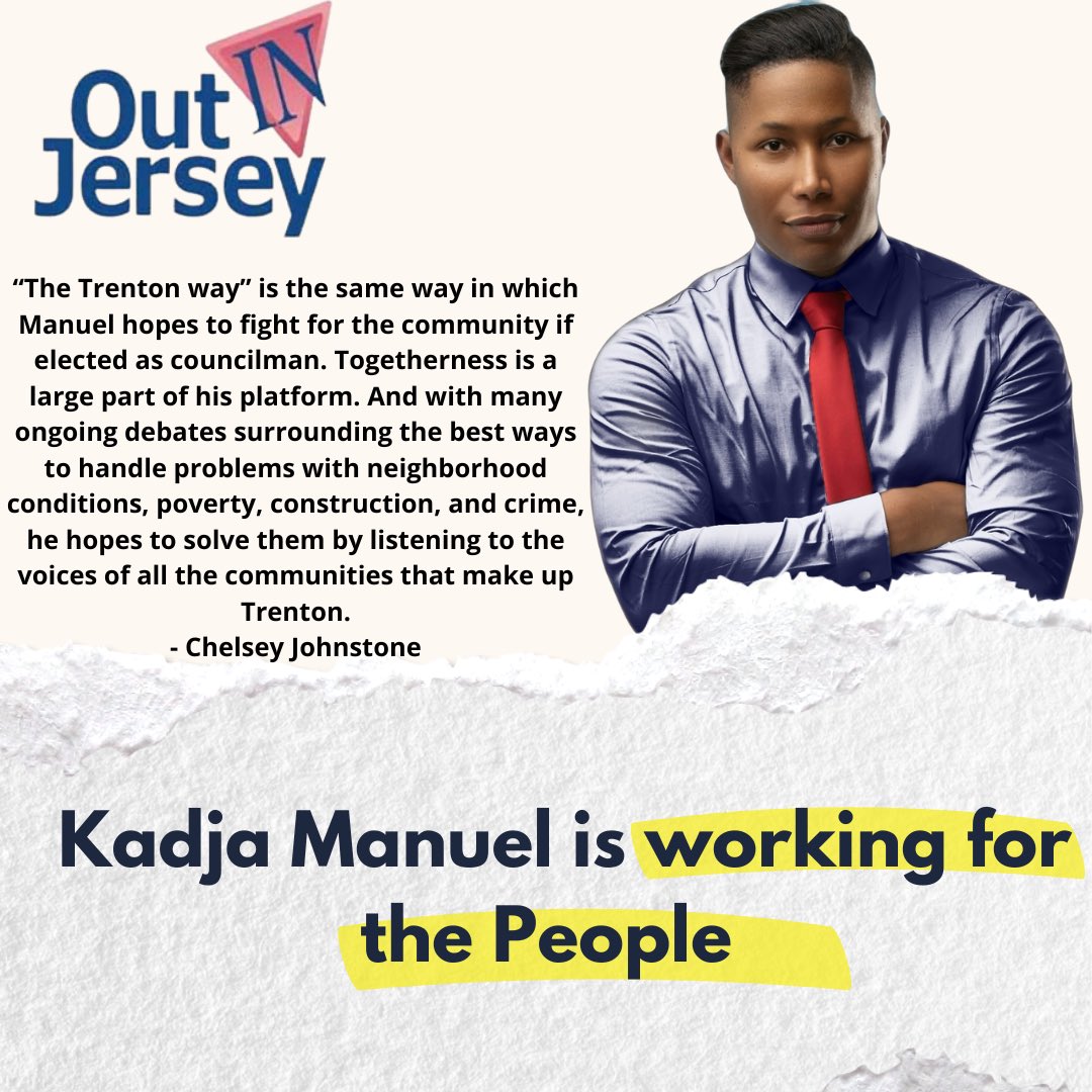 KadjaManuel's tweet photo. Thanks @outinjersey for such a great piece! #Pride2022 #LGBTQLeaders #OutPower #StillServing https://t.co/4MQQ8BK1eq