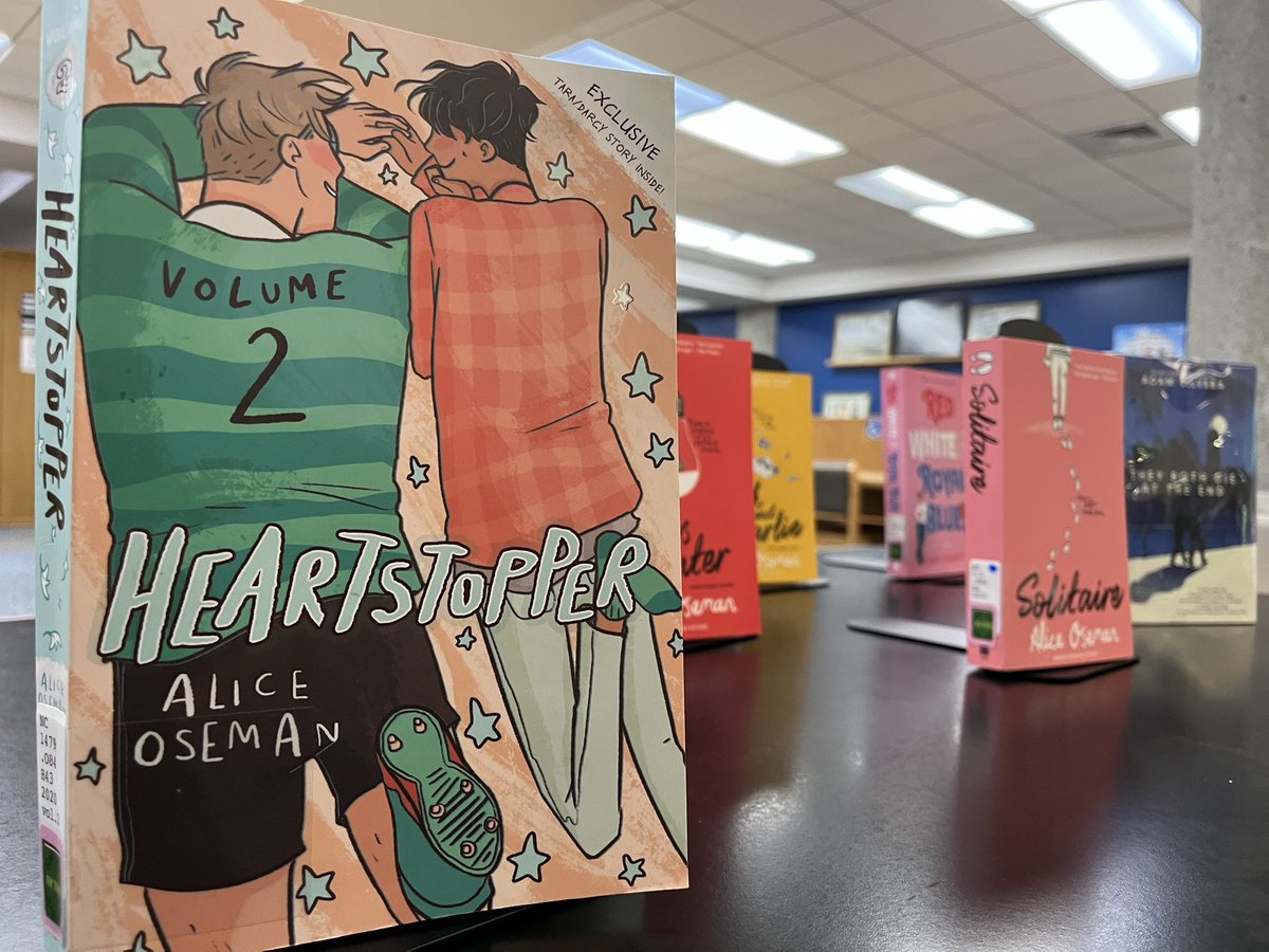 LWCLibrary's tweet photo. @janetmock @thelesliejordan and @AliceOseman are some of the LBGT+ authors we are featuring this month! TY to the @LindseyWilson SAGASU for helping us create the display. #PrideMonth https://t.co/7eIyLpZ9UQ
