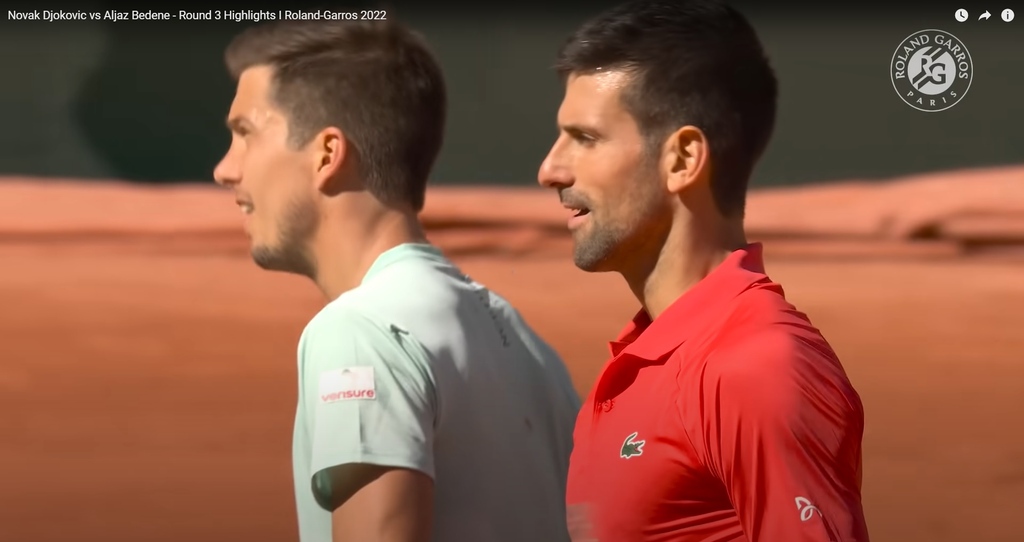 Highlights from last week's match of <a href="/aljazbedene/">Aljaz Bedene</a> against <a href="/djokernole/">Novak Djokovic</a> at <a href="/rolandgarros/">Roland-Garros</a>🦾🎾

bit.ly/3GM39xk

#tennis #fearthetrident #tennislife #letitreign #fighter #allin #tennisslice #tennisapparel #menstennis #tennisislife #atp #tennisfashion #tenniscourt