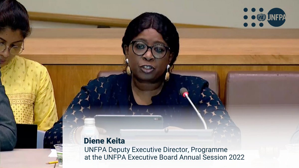 UNFPA reiterates its commitment to fostering coherence &amp; synergies in the UN development system, including in #evaluation

To this end, <a href="/UNFPA/">UNFPA</a> recognizes the impactful contribution of <a href="/unfpa_eval/">UNFPA Independent Evaluation Office</a> to the work of <a href="/UN_Evaluation/">UN Evaluation Group</a>: <a href="/dienekeita/">Diene Keita</a> at Exe Board

#UNDSreform #EvalReport2021