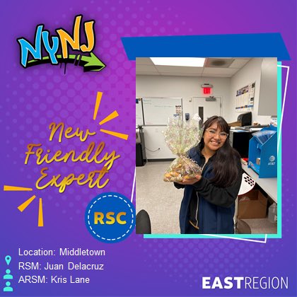 New talent alert. Welcoming Dulce to the Middletown team! <a href="/judy_cavalieri/">Judy Cavalieri</a> <a href="/ER_Workforce/">East Retail Workforce</a> <a href="/marcellobenny/">Benjamin Marcello</a> <a href="/klane0917/">Klane</a>