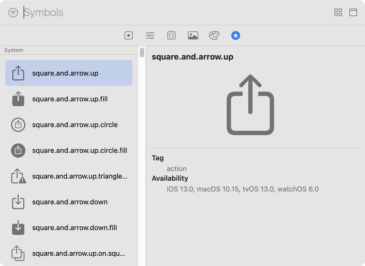 AsceticMonk's tweet image. Xcode 14's Asset Library now includes SF Symbols, making searching and adding symbols into your code easier, without having to launch the separate SF Symbols app. #WWDC22 #Xcode14