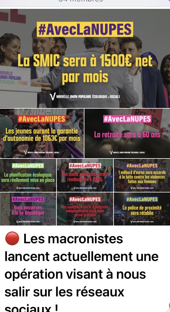 AmcSylvie's tweet photo. Hé oui , avec la Nupes , un nouveau monde est possible !
#laNupes
#Melenchonpremierministre
#stoponsmacron https://t.co/Qz4nbdFAju