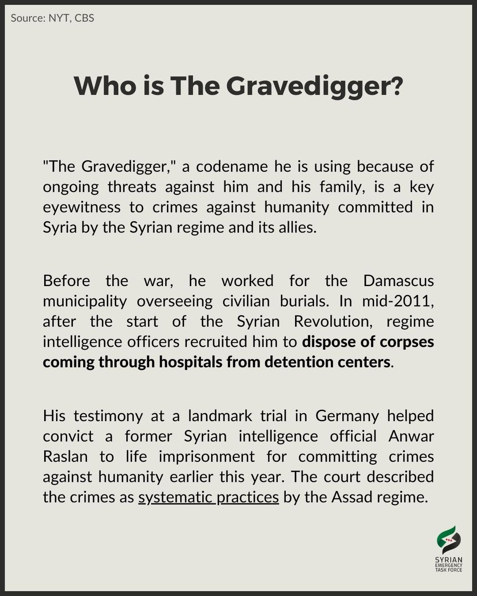 syrianetf's tweet photo. THREAD:
Who is the Gravedigger? 
#WarCrimes #Syria #GraveDigger https://t.co/mQUptwPF3b