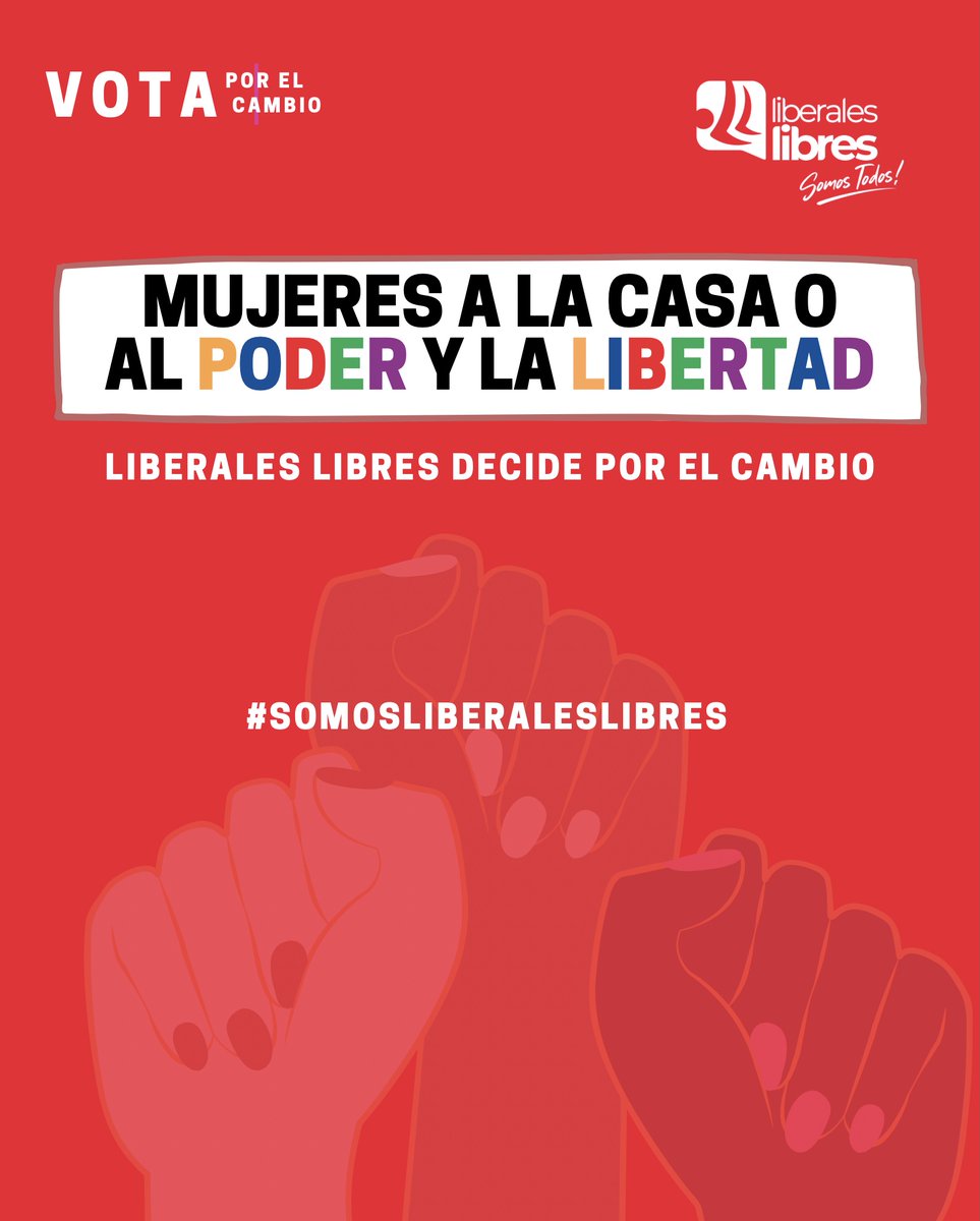 LiberalesLibres's tweet photo. ¿Mujeres a la casa o mujeres al poder y la libertad?

Liberales libres decide por el cambio

Este 19 de junio está en nuestras manos poder apoyar una Colombia nueva

Mi voto es #secretosky
Con #Petrosky

#mujeres #poder #secretosky  #libertad #somosliberaleslibres https://t.co/lpv0IFRAt7