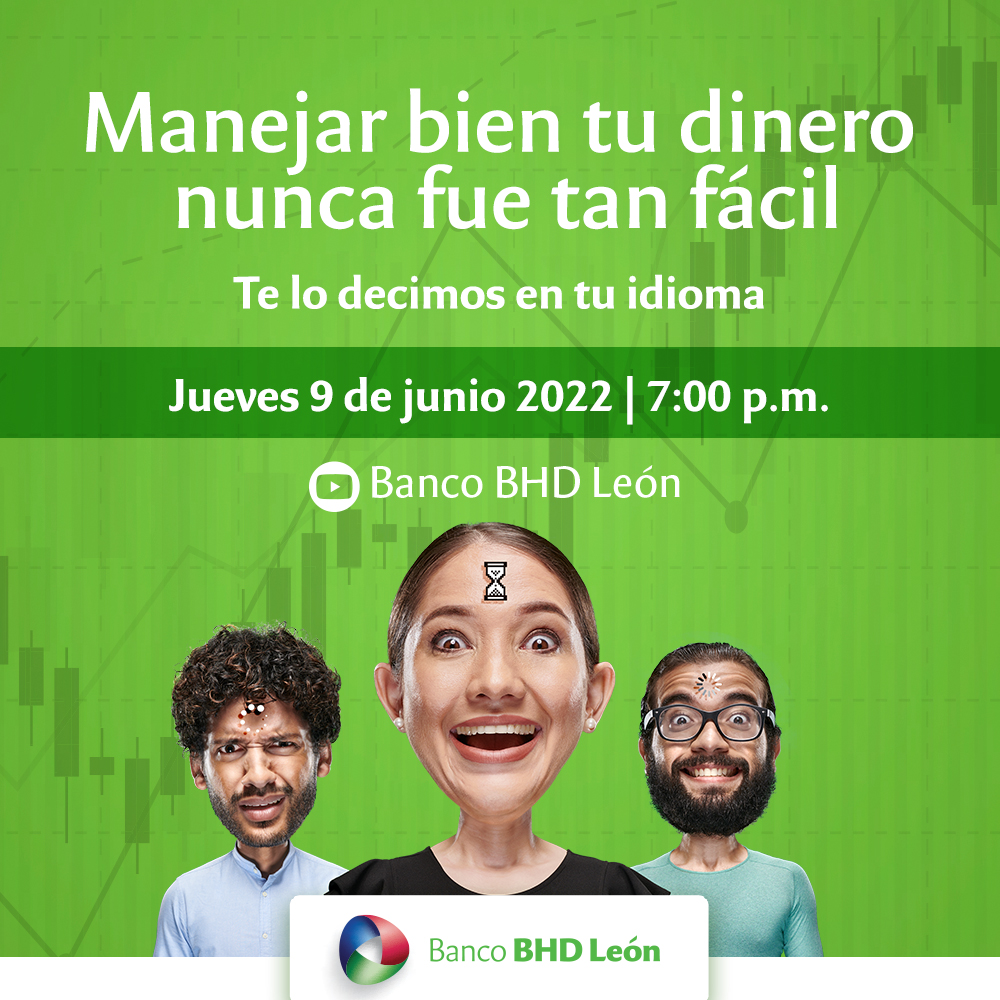 Hablar de tus finanzas ahora será más fácil. Te lo decimos en tu idioma.

Sintoniza nuestro canal de YouTube este jueves 9 de junio, a las 7:00 p.m.

#BHDLeón 
#TeLoDecimosEnTuIdioma 
#PontePaTuProgreso
#CompromisoBHDLeón