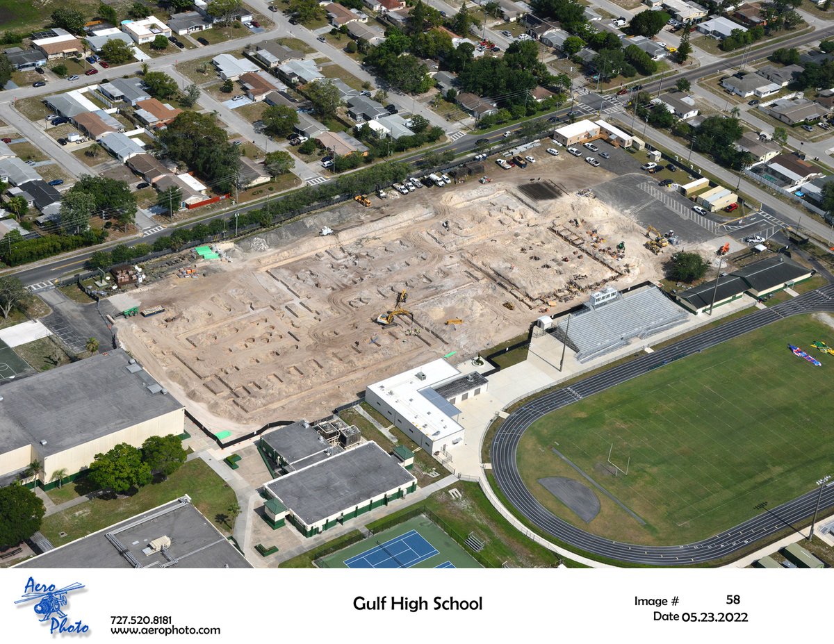 Planning_Chris's tweet photo. Gulf High's brand new main building is underway! https://t.co/vp9MQ481ii