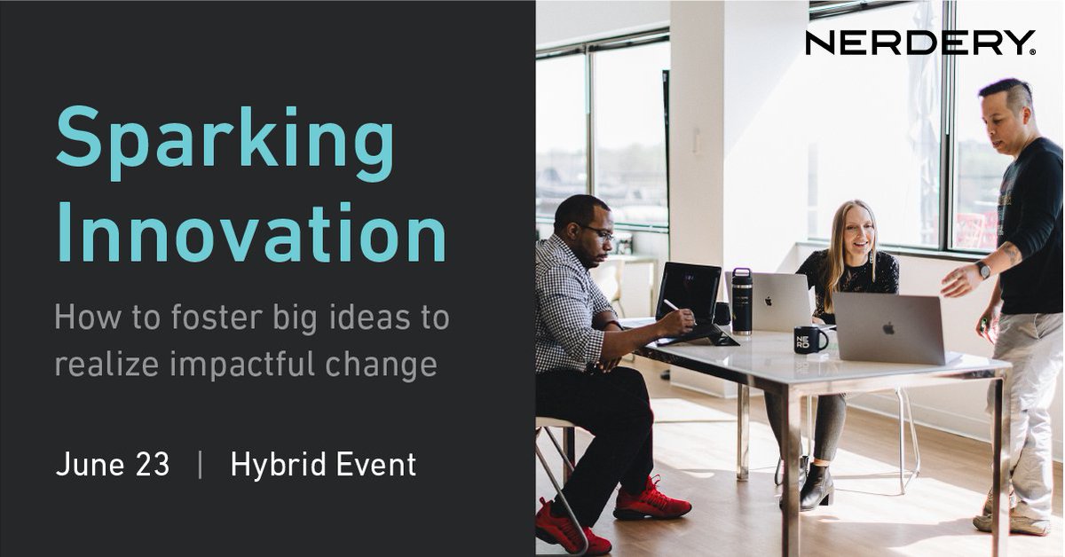 📣  Registration for our upcoming panel event, “Sparking Innovation,” is now open. Sign up to discover how to make innovative ideas actionable.
 
Register for in-person ➡️ bit.ly/3mq38pA
Register for virtual ➡️ bit.ly/3MuAZs7

#innovation #technology #event