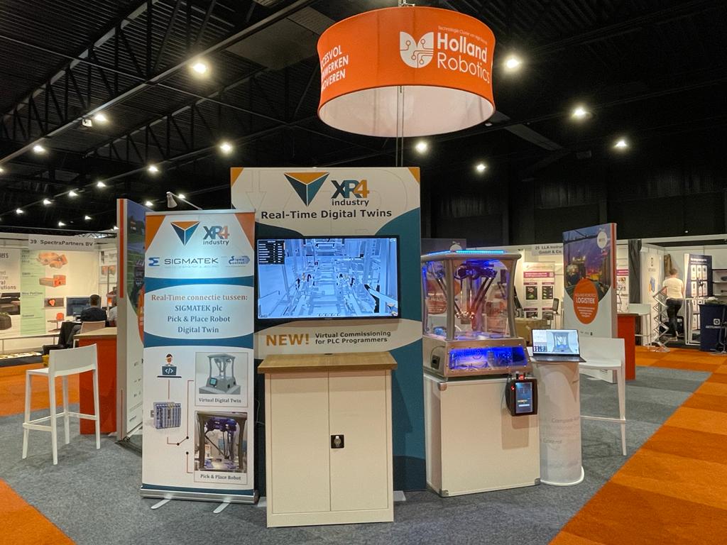 TechLokaal's tweet image. XR4Industry BV: Vanuit Tech-Lokaal via Jongeren Innovatie Platform (JIP) naar een BV. Morgen nieuwe mijlpaal, voor het eerst op de beurs @_VisionRobotics  op het paviljoen @hollandRobotics Real-Time Digital Twins voor het MKB en meer. Tot woensdag of donderdag? toegang is gratis.