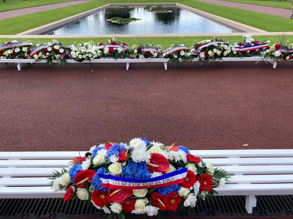 It was an honour to lay a wreath today at Omaha Beach, Normandy, France together with other Framework Chiefs of Defence.