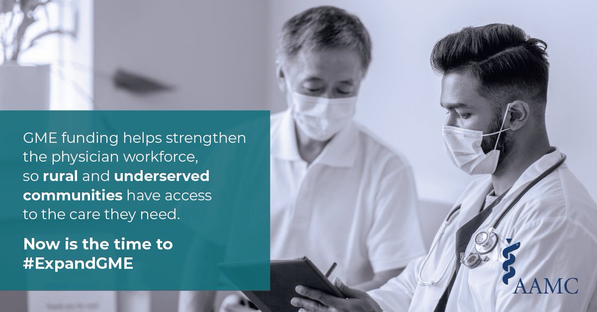 SheJulin's tweet image. #ExpandGME We urge Congress to act and ensure patients and communities have access to the care they need and are better prepared for the next public health crisis. Now more than ever, it is critical
to #ExpandGMEto support physician training is critical.