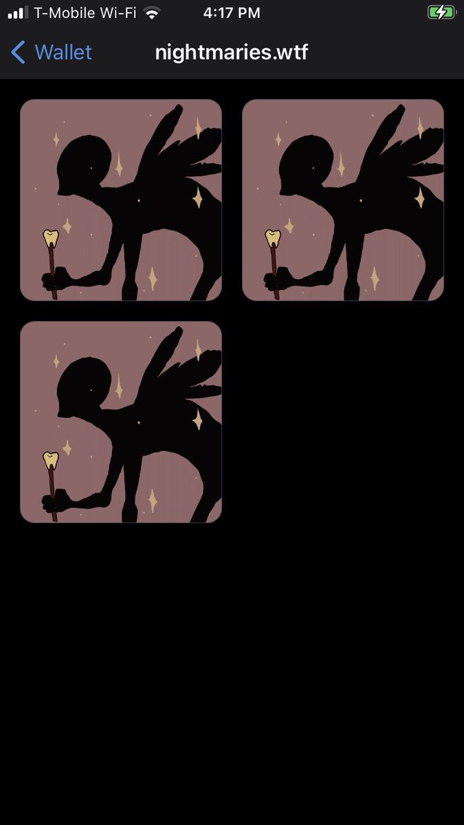 Hannathema_'s tweet photo. Minted some WL nightmaries, thanks @nightmarieswtf, can’t wait for reveal! @stockianas #alpha https://t.co/ww5MpHdyS5
