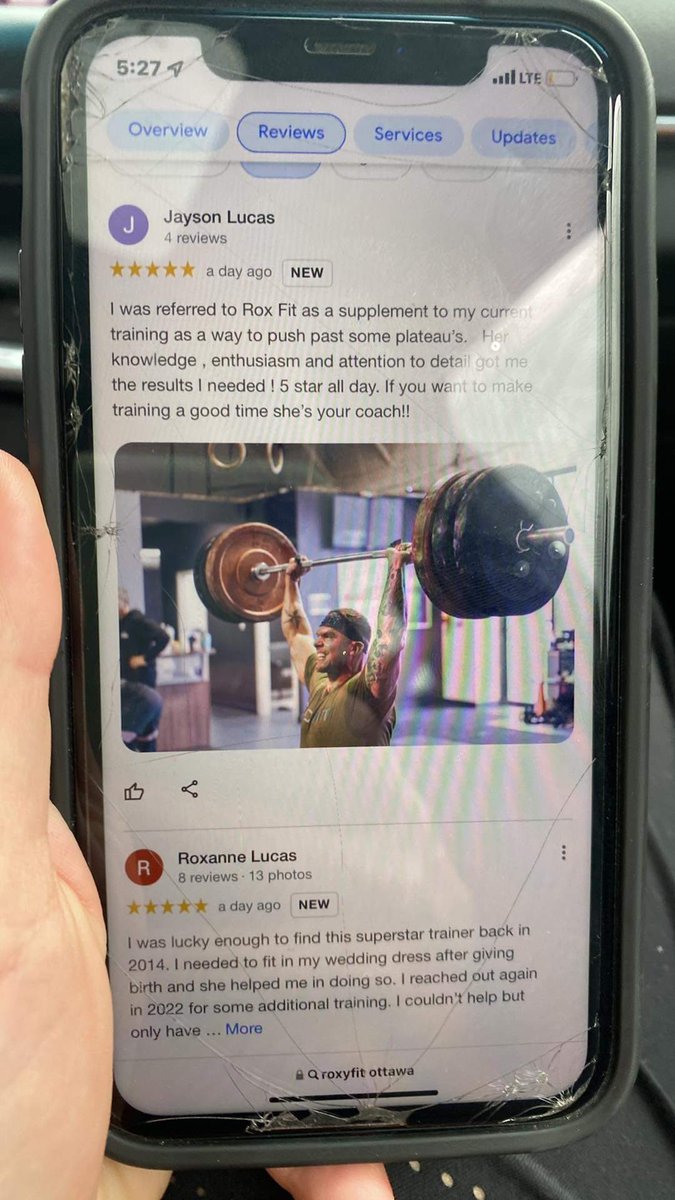 roxfitottawa's tweet photo. @Google why are two of my clients reviews not displaying on my profile? 🧐 Jayson Lucas and Andrei Medow. Pls explain. https://t.co/enSuyTtnzu