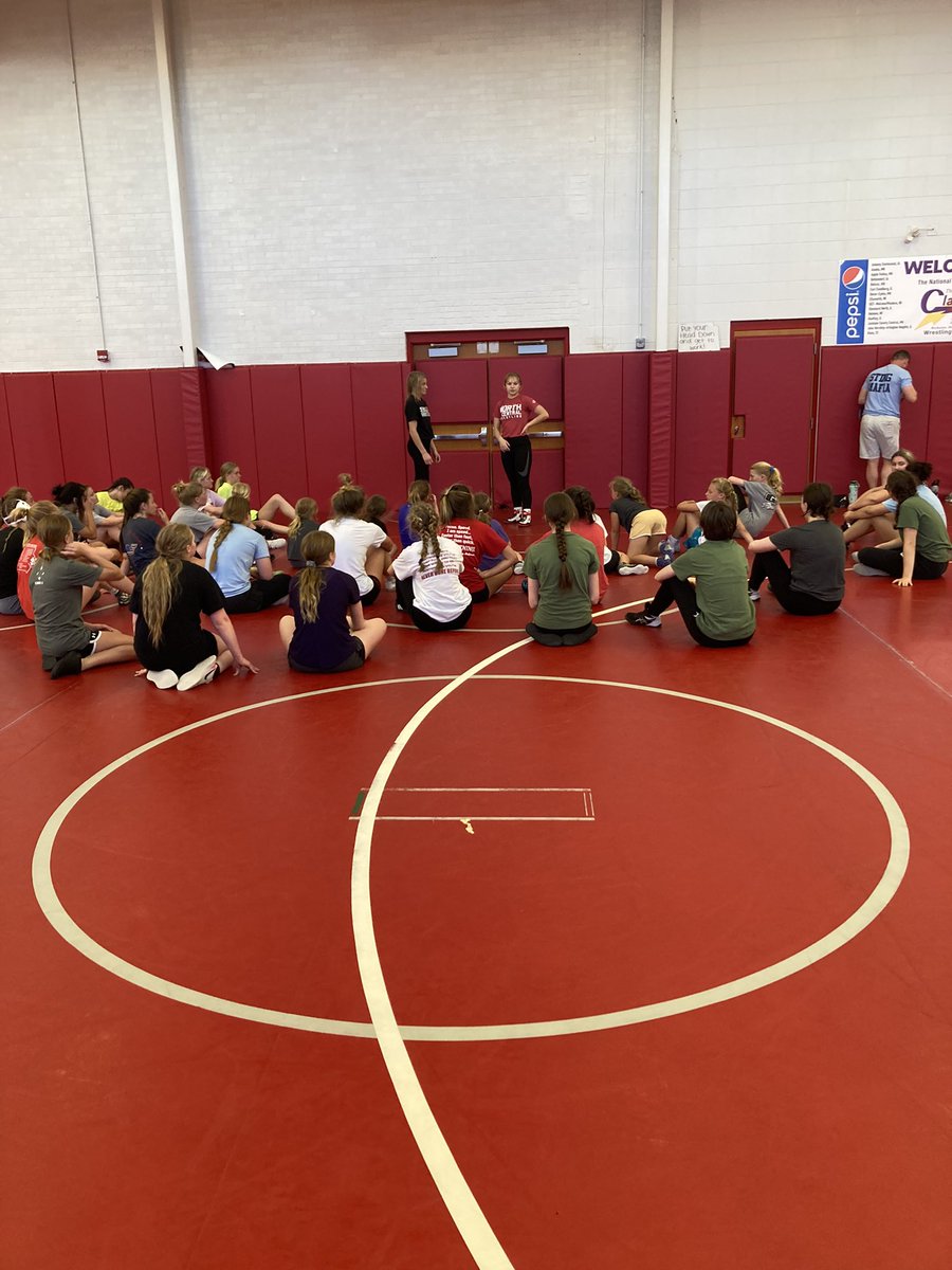<a href="/emmagrimm05/">Emma Grimm</a> was awesome today at our Girls Camp! Love seeing these girls work hard and push each other! #lancernation