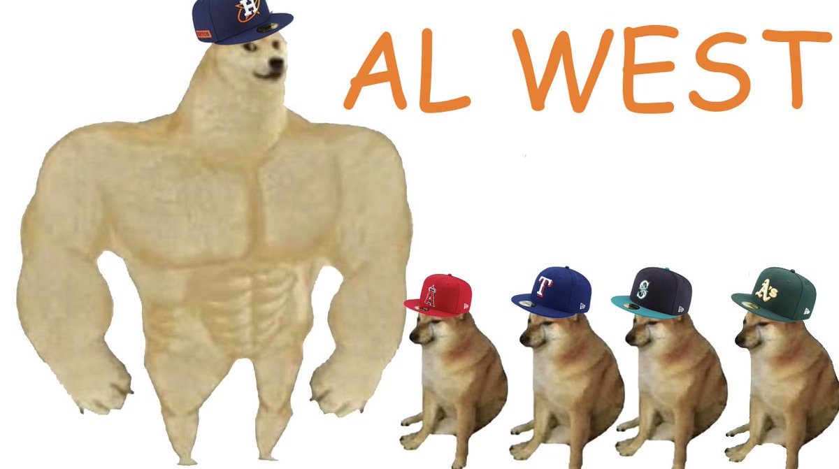 michaelschwab13's tweet photo. Live look at the AL West. https://t.co/f89cqEn78v